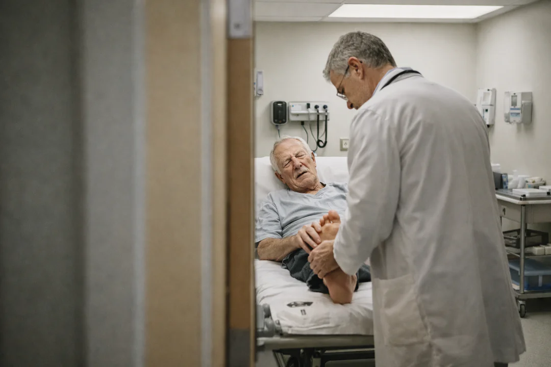 Doctor consulting with a patient